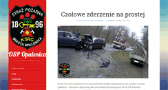 Desktop Screenshot of osp-opalenica.pl